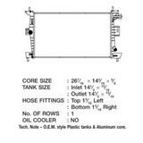 Ford Focus 2.0L 12-18 OEM Plastic Radiator