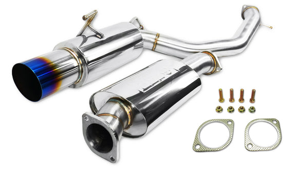 GT Single Exhaust With Burnt Tip - Nissan 370Z