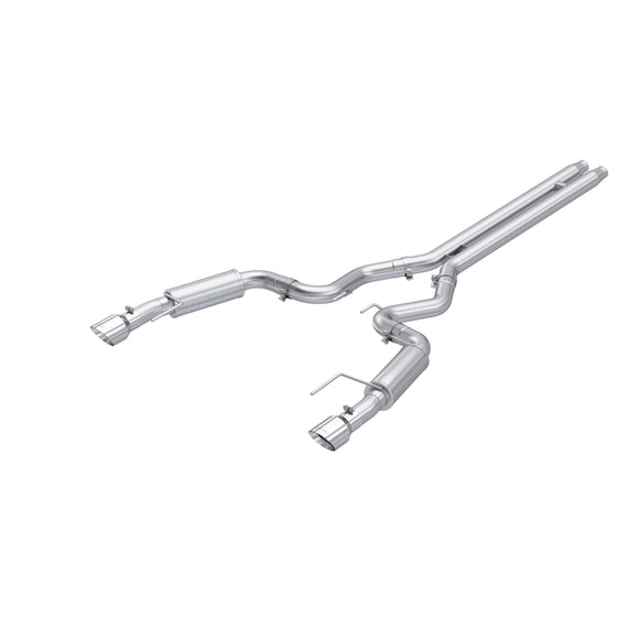 Ford Mustang GT S650 24+ Armor Lite Series - Aluminized Steel Tips (Race Version)