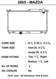 Mazda RX-7 92-97 Aluminum Radiator