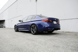 BMW M5 (F90) 2018+ Supremo Axle Back Exhaust System - Black Chrome Tips