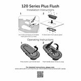 AeroCatch Plus Flush Hood Latch And Pin Kit - With Lock