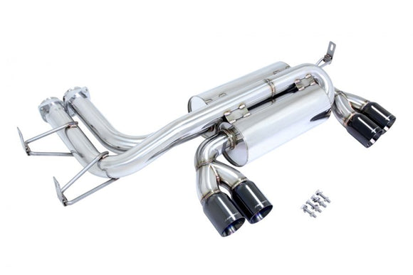 BMW E46 M3 01-06 - Supremo Axle Back Exhaust Black Chrome Rolled Tips