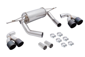 BMW M3 (F80) 15-19 / M4 (F82) 15-19 Supremo Axle Back Exhaust System - Black Chrome Tips