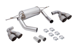 BMW M3 (F80) 15-19 / M4 (F82) 15-19 Supremo Axle Back Exhaust System - Raw Metal Tips