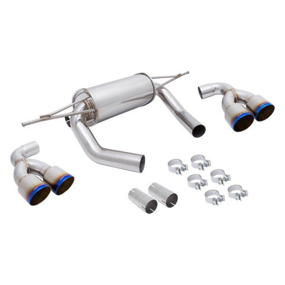 BMW M3 (F80) 15-19 / M4 (F82) 15-19 - Supremo Axle Back Exhaust System - Burnt Rolled Tips