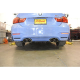 BMW M3 (F80) 15-19 / M4 (F82) 15-19 - Supremo Axle Back Exhaust System - Burnt Rolled Tips