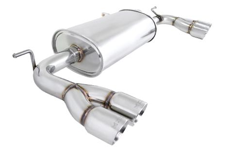 Hyundai Genesis Coupe 09-12 (2.0 Turbo/V6) Axle Back Exhaust - Stainless Rolled Tips