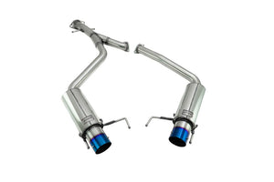 Lexus IS250/350 06-13 Axle Back Exhaust System - Burnt Blue Tips