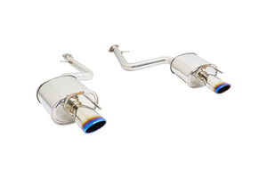 Lexus IS250 14+ (2.6 V6) Cat-Back Exhaust System - Burnt Roll Tips