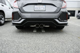 Honda Civic 2016+ Turbo 1.5L Sport Hatchback Cat-Back Exhaust System - Burnt-Roll Tips