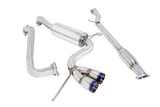 Hyundai Veloster 12-18 Type 2 Cat-Back Exhaust - Burnt Rolled Tips