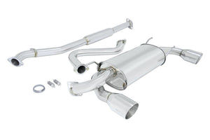 Scion FR-S 13-17 / Subaru BRZ 13-17 / Toyota 86 18-21 Cat-Back System OE-RS - Stainless Roll Tips