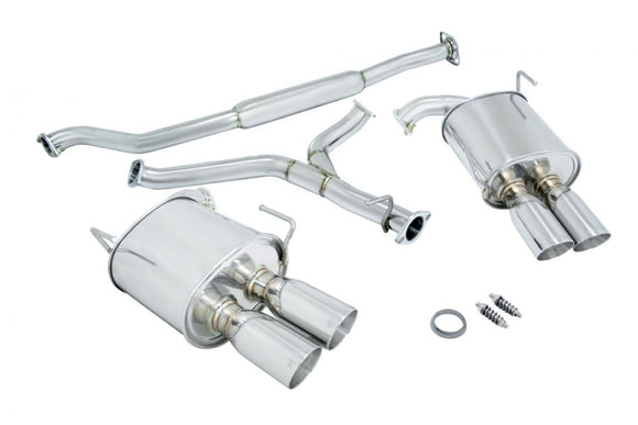 Subaru WRX 11-14 Sedan Cat-Back OE-RS Exhaust System - Stainless Rolled Tips