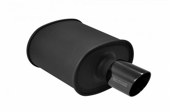 Universal Exhaust M-BC Muffler Black Chrome Tips