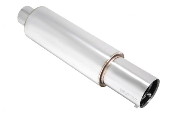 Universal Exhaust S-N1 Muffler Silver Chrome Finish