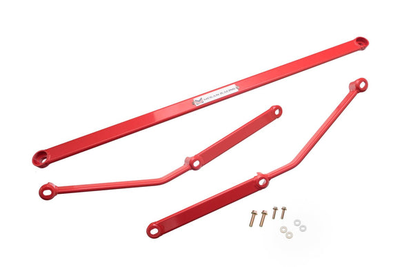 Lexus IS250 06-11 Rear Lower Red H-Brackets