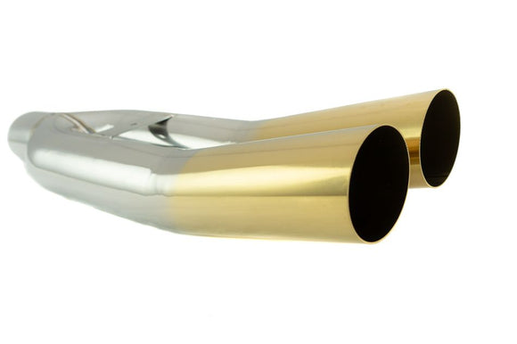 Universal VIP Exhaust Gold Angled Tips