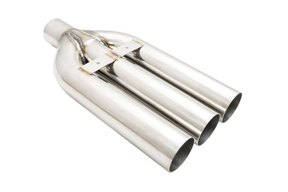 Universal VIP Exhaust Triple Stainless Straight Tips