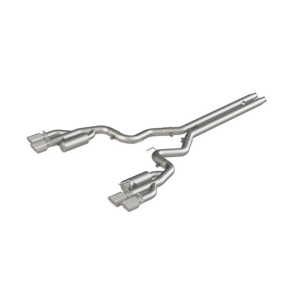 Ford Mustang GT 18-23 Armor Lite Series - Aluminized Steel Tips (Race Version)