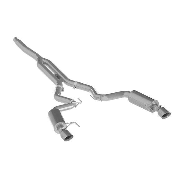 Ford Mustang EcoBoost 15+ Armor Lite Series - Aluminized Steel Tips (Street Version)