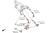 Mazda RX-8 / MX-5 06-15 Rear Toe Control Arms