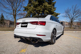 Audi RS3, 2.5T 17-20 Armor Pro Series - Oval Black Chrome Tips